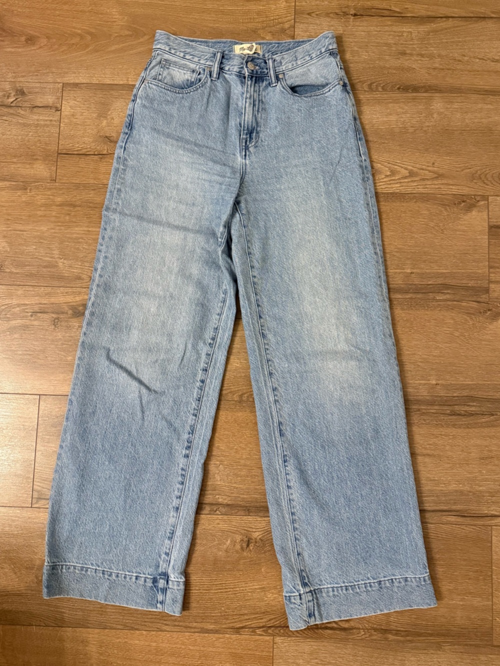 Madewell Light Blue Wide Leg Jeans